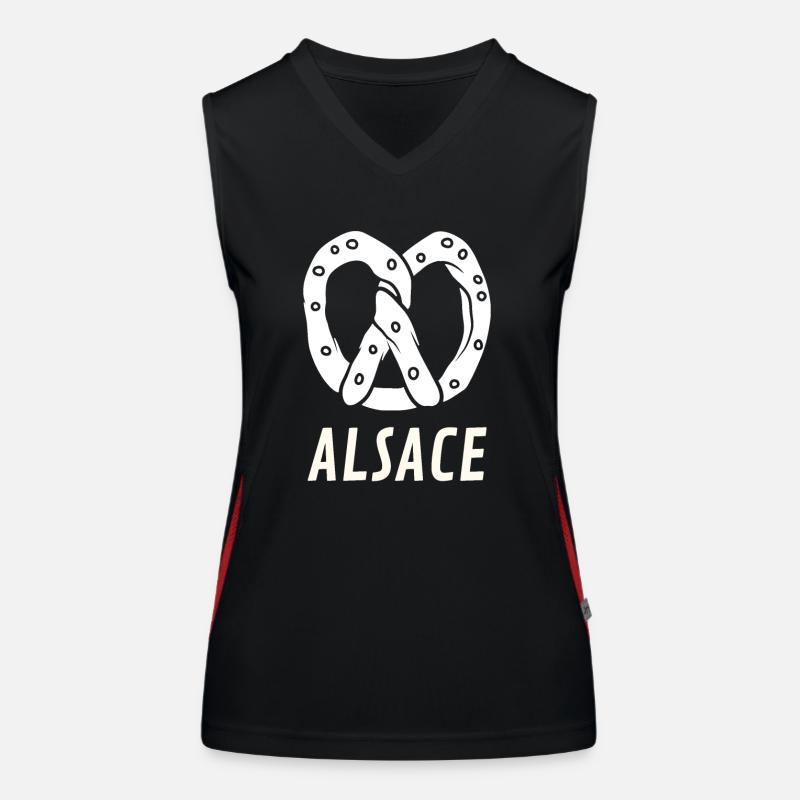ALSACE BRETZEL Débardeur respirant contrasté Femme