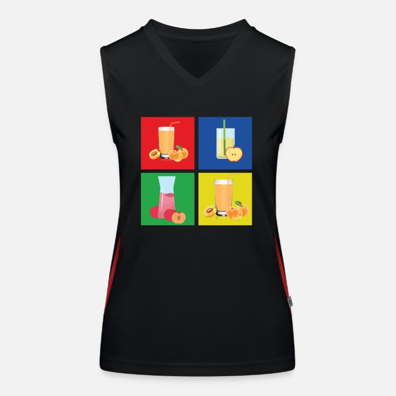 Fruchtsaft Funktionelles Kontrast-Tank Top für Frauen