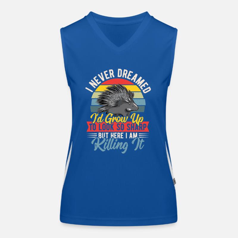 I Never Dreamed I'd Grow Up To Look So Sharp Women's Functional Contrast Tank Top