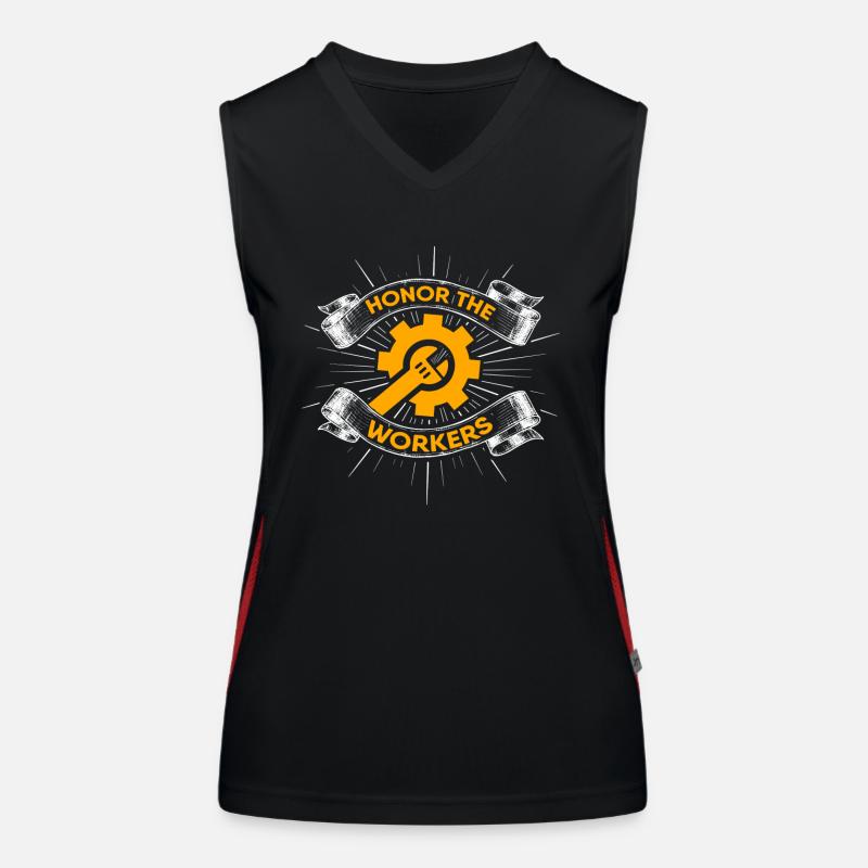 Labor Day Women's Functional Contrast Tank Top