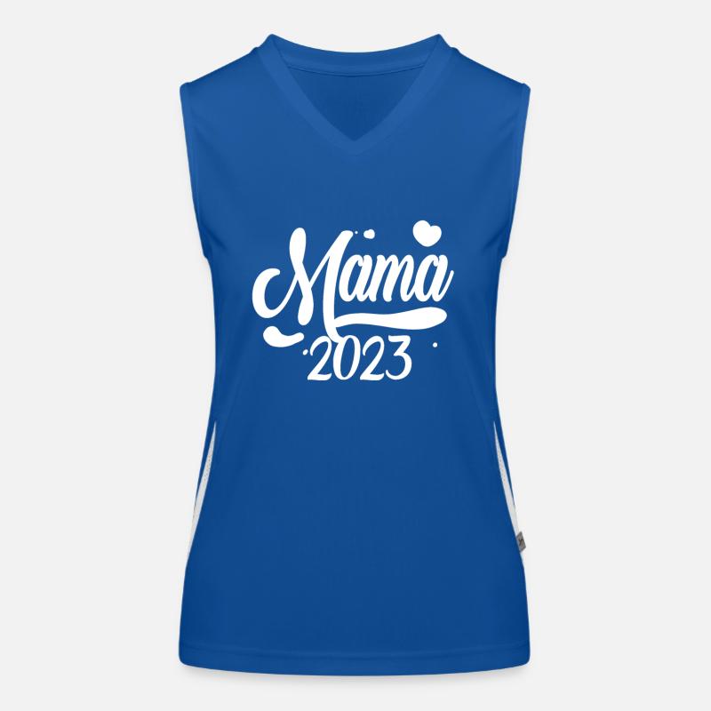 Mama 2023 Mutter Funktionelles Kontrast-Tank Top für Frauen