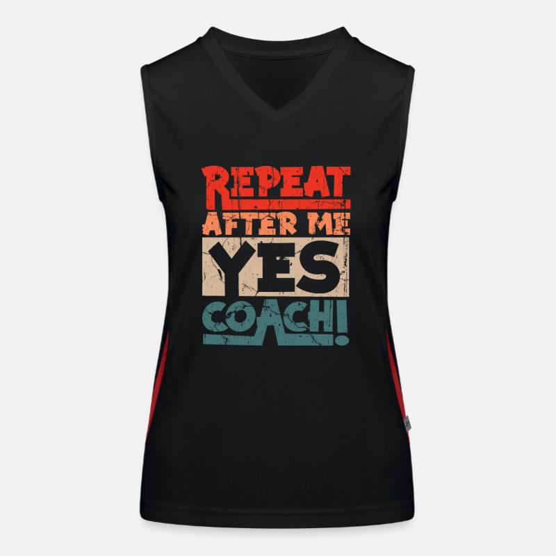 Coach Trainer Funktionelles Kontrast-Tank Top für Frauen