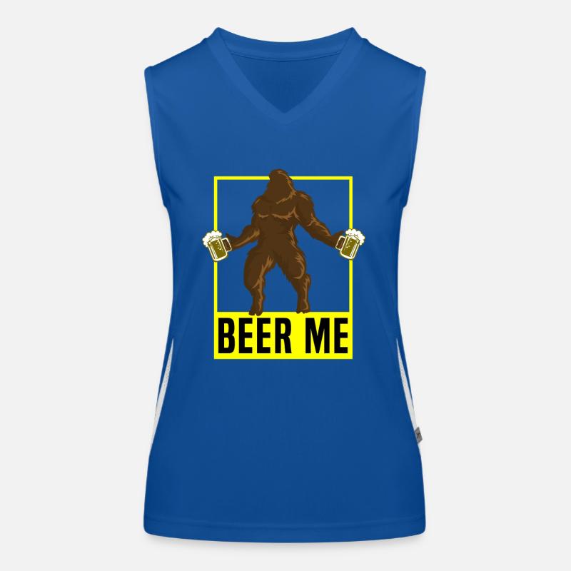 Bier mich Funktionelles Kontrast-Tank Top für Frauen
