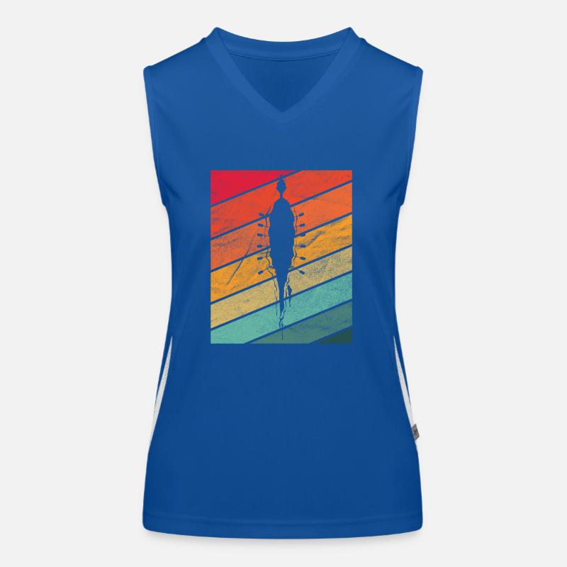 Retro Rudern Crew Boot - Cool Rower Row Team Pun Funktionelles Kontrast-Tank Top für Frauen