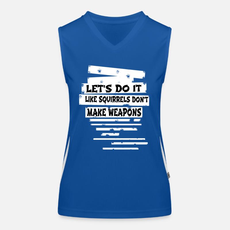 present idea jokes peace symbol statement cool Funktionelles Kontrast-Tank Top für Frauen