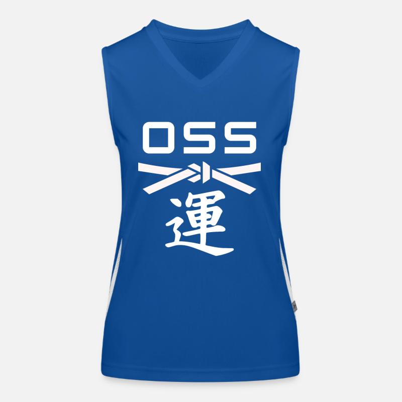 karate bones - karate gift idea Women's Functional Contrast Tank Top