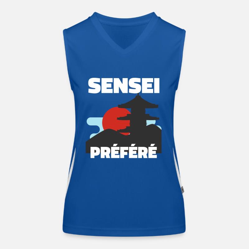 Favorit Sensei - Karate Geschenkidee Funktionelles Kontrast-Tank Top für Frauen