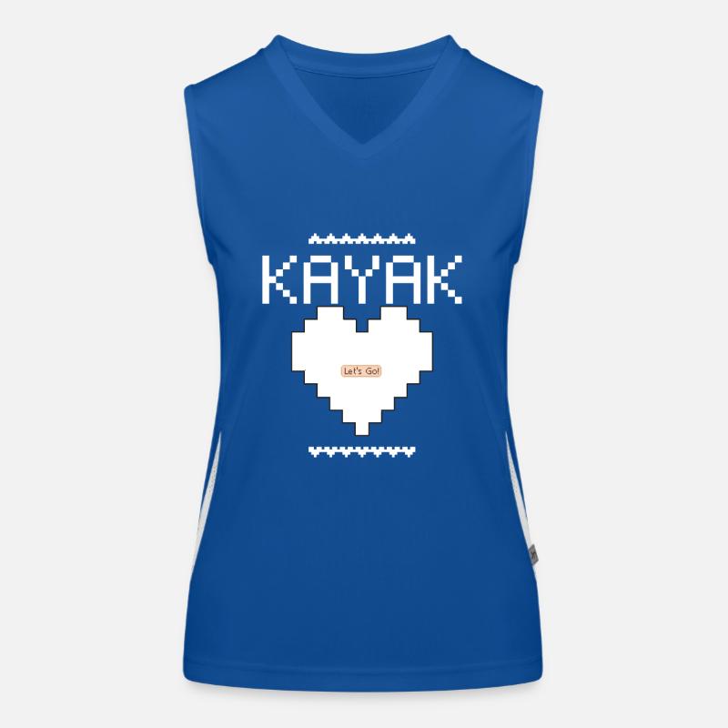kayak pixel start Débardeur respirant contrasté Femme