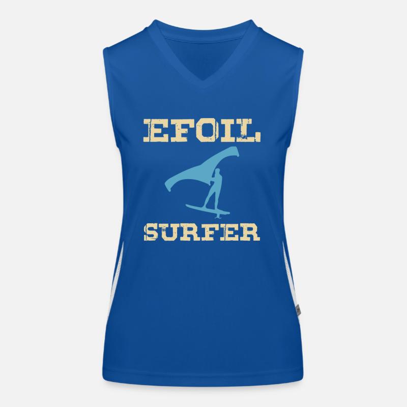 Efoil Surfer Planche de surf électrique Hydroptère Wingfoil Débardeur respirant contrasté Femme