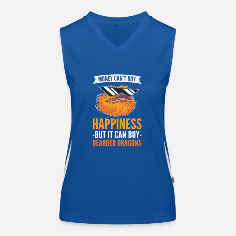 Bartagame Bearded Dragon Leguan Zwergbartagame Eid Funktionelles Kontrast-Tank Top für Frauen
