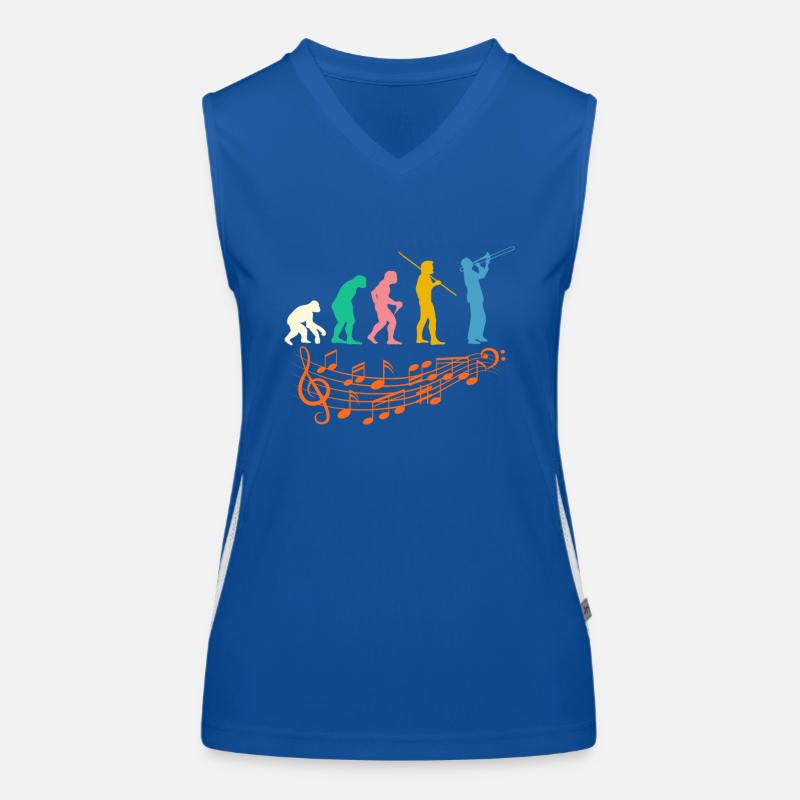 Jazz Evolution Funktionelles Kontrast-Tank Top für Frauen