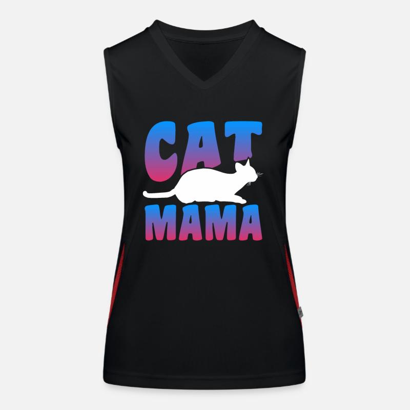 Journée du chat Débardeur respirant contrasté Femme