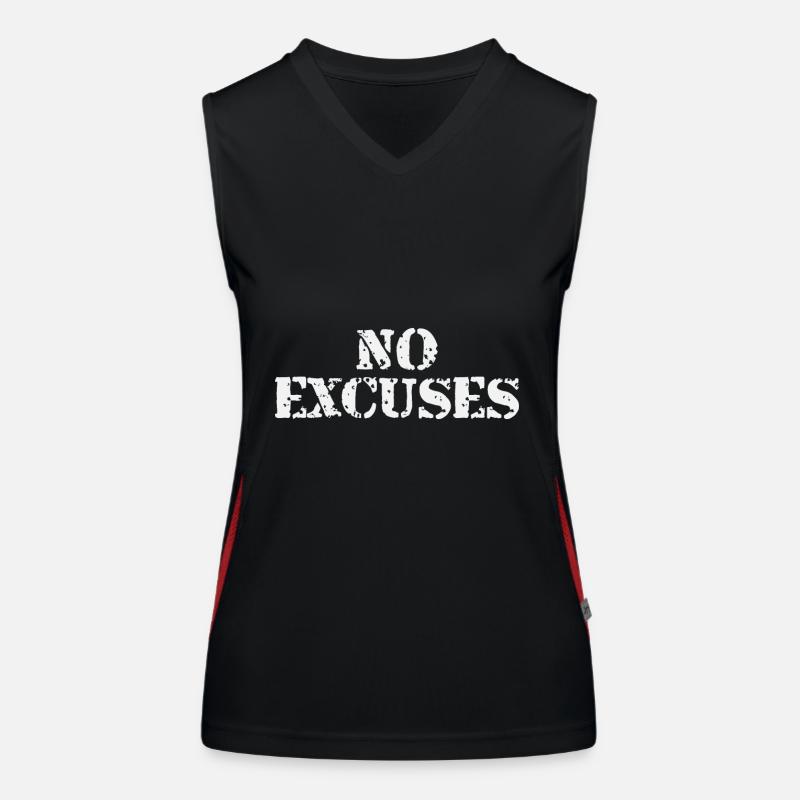 Pas d’excuses Débardeur respirant contrasté Femme