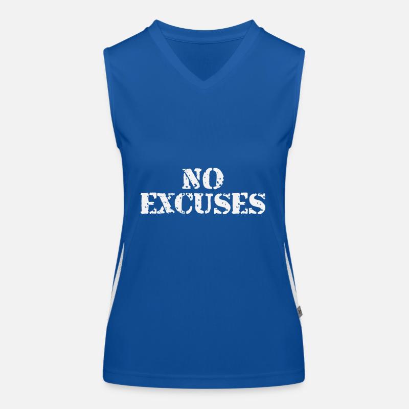 Pas d’excuses Débardeur respirant contrasté Femme