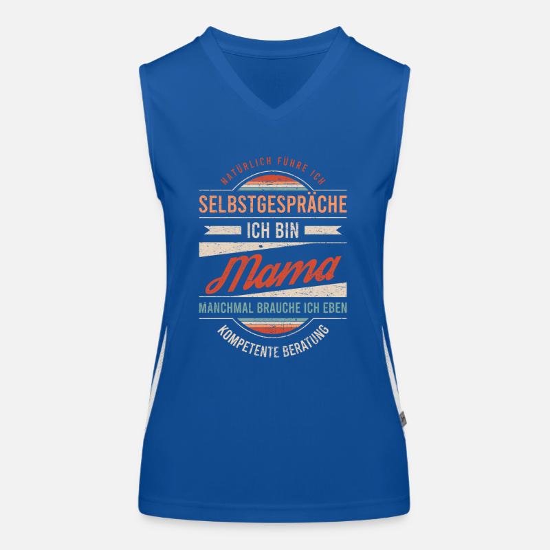 Mama Geburtstag Muttertag Lustiger Spruch Funktionelles Kontrast-Tank Top für Frauen