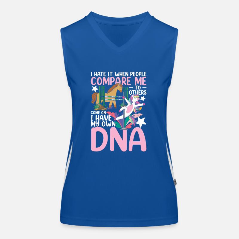 I Hate It When People Compare Me To Others Funktionelles Kontrast-Tank Top für Frauen