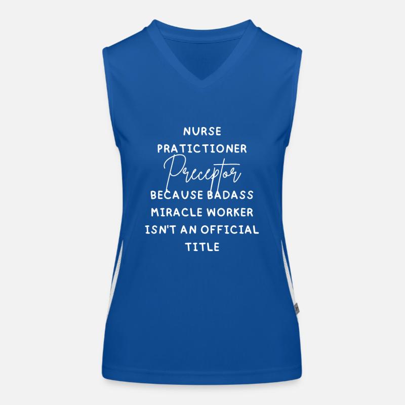 Np Krankenschwester Praktiker Präzeptor Danke Geschenke Funktionelles Kontrast-Tank Top für Frauen
