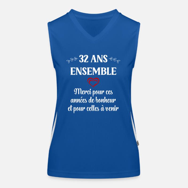 32 ans ensemble Débardeur respirant contrasté Femme