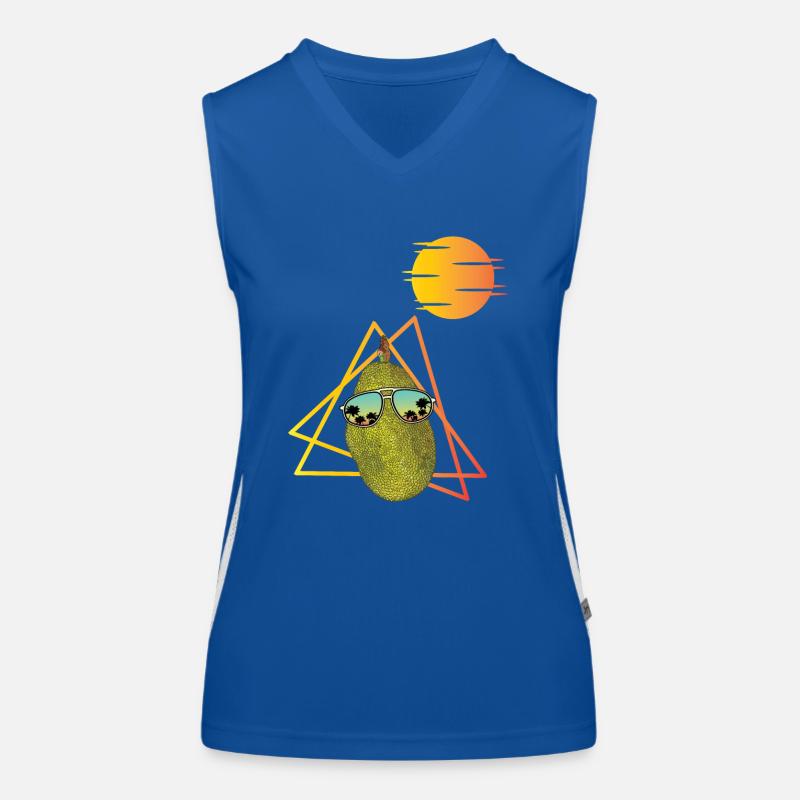 Retro 80s jackfruit Women's Functional Contrast Tank Top