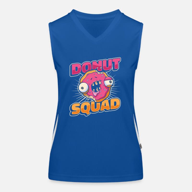Donut Donuts Süßigkeiten Bagel Funktionelles Kontrast-Tank Top für Frauen