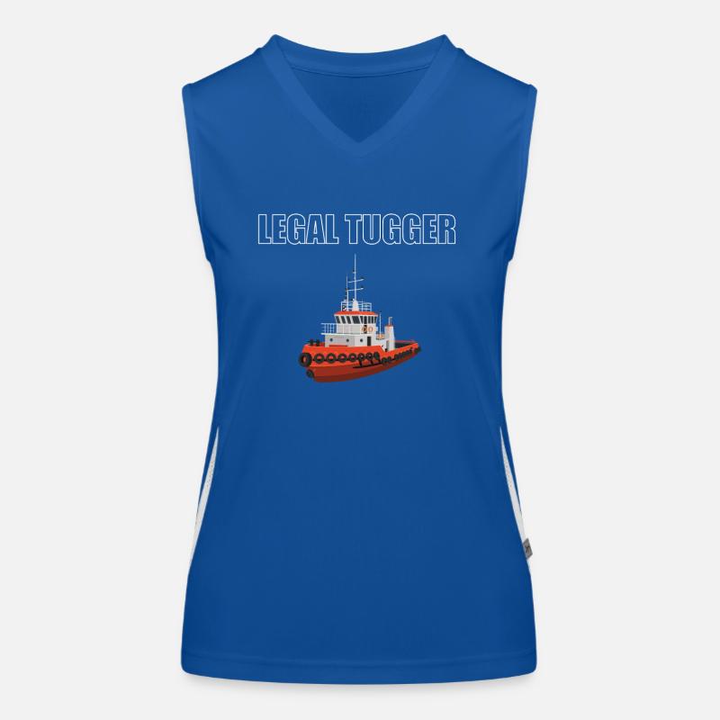 Schleppschiff Funktionelles Kontrast-Tank Top für Frauen