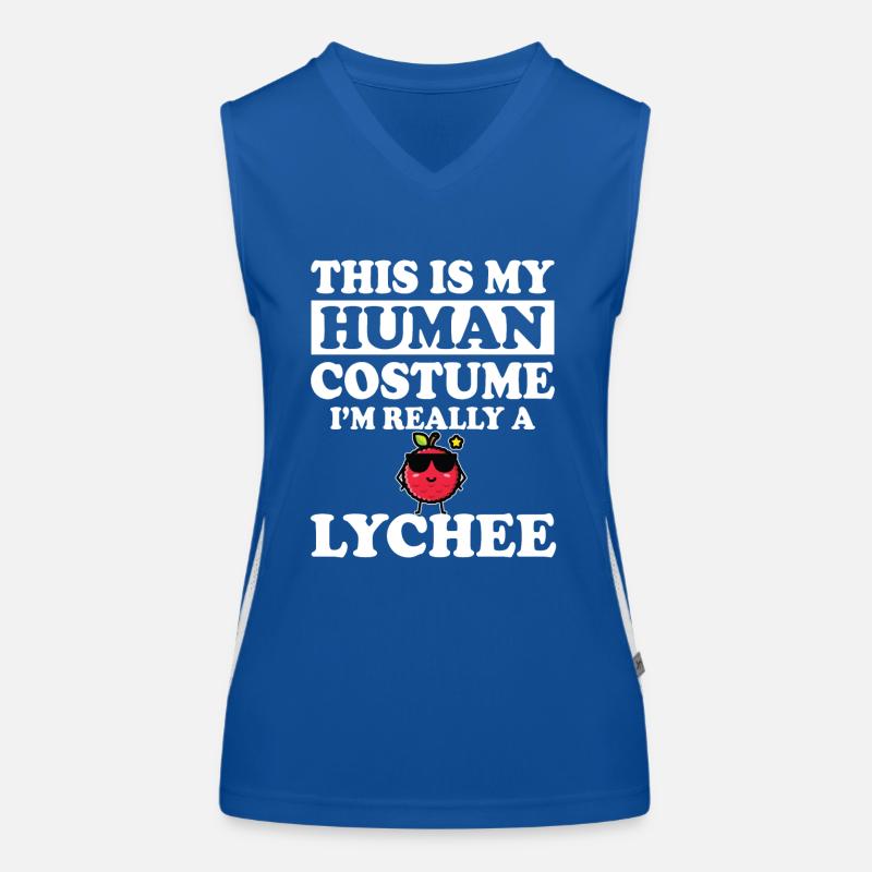 Costume de litchi Débardeur respirant contrasté Femme