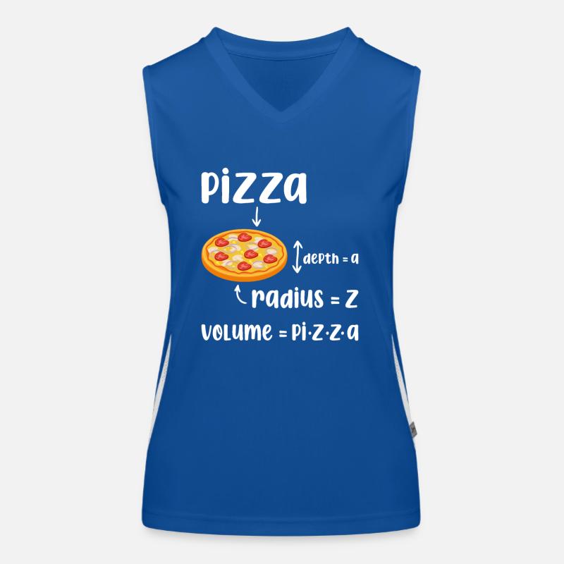 Volume Drôle De Pizza Débardeur respirant contrasté Femme