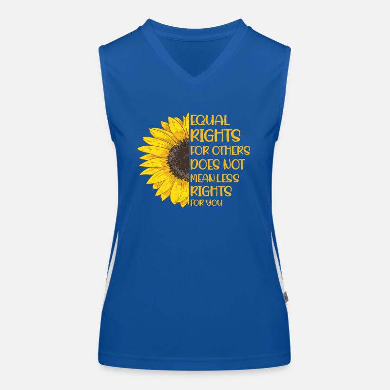 Equal rights for others does not mean less rights Funktionelles Kontrast-Tank Top für Frauen