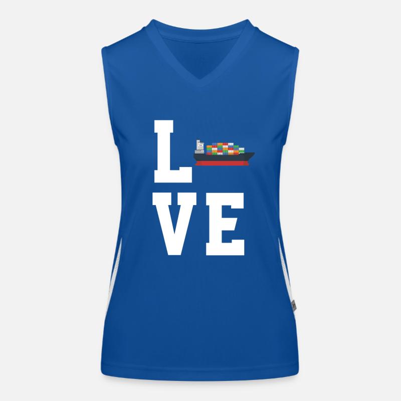 Container ship Women's Functional Contrast Tank Top