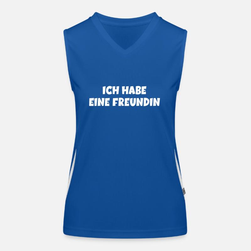 Ich habe eine Freundin Funktionelles Kontrast-Tank Top für Frauen