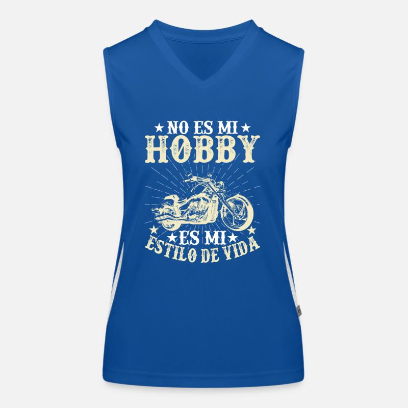 Ce N'est Pas Mon Hobby C'est Mon Style De Vie Débardeur respirant contrasté Femme