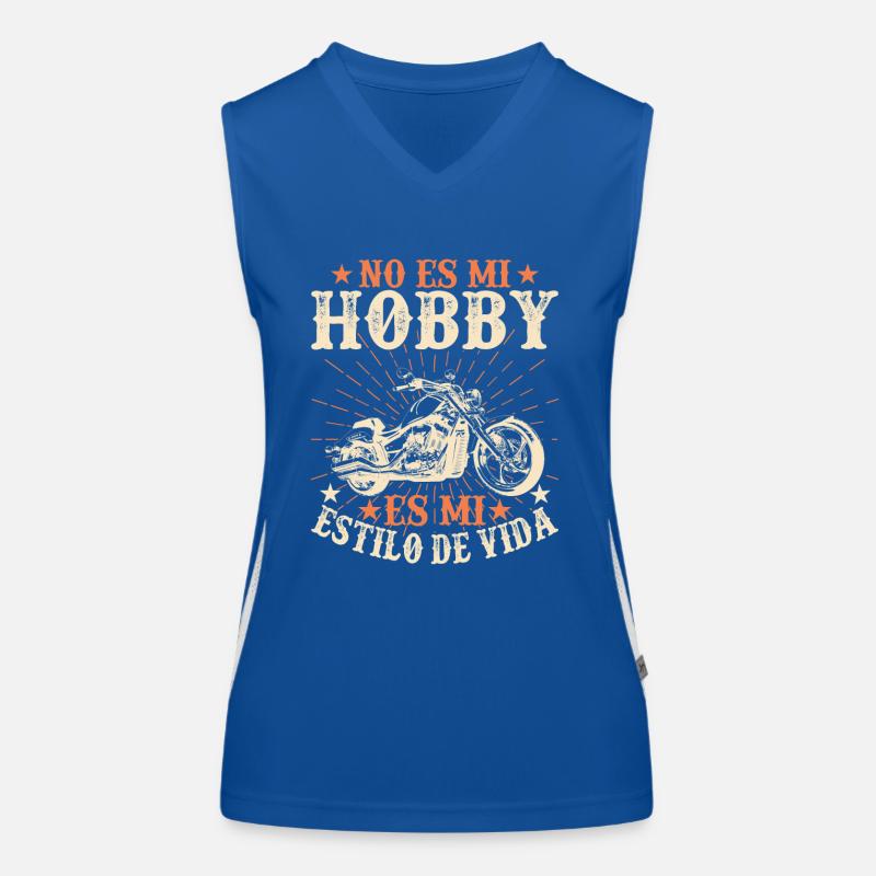 Ce N'est Pas Mon Hobby C'est Mon Style De Vie Débardeur respirant contrasté Femme