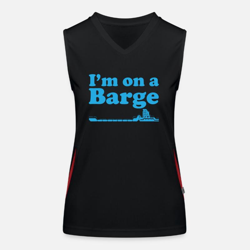 Tugboat Inland navigation Women's Functional Contrast Tank Top