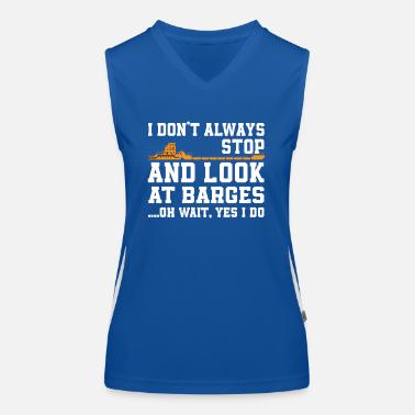 Slogan Barge Top sportivo da donna in contrasto cromatico
