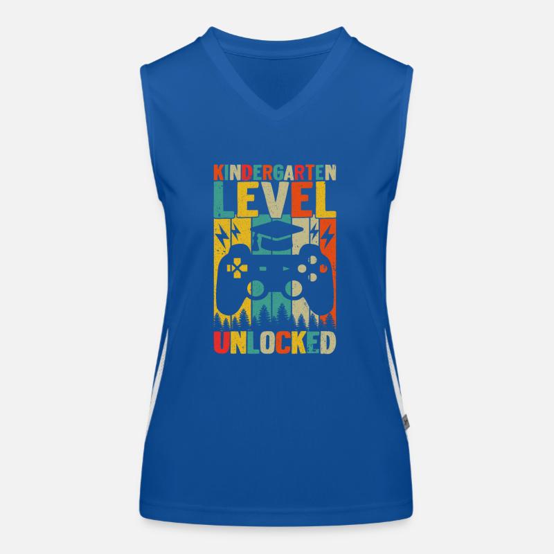 Kindergarten Level Unlocked Women's Functional Contrast Tank Top