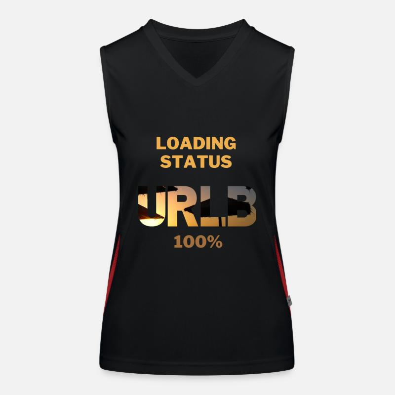 Loading Status URLB 100% Urlaub Sommer Strand Sun Funktionelles Kontrast-Tank Top für Frauen