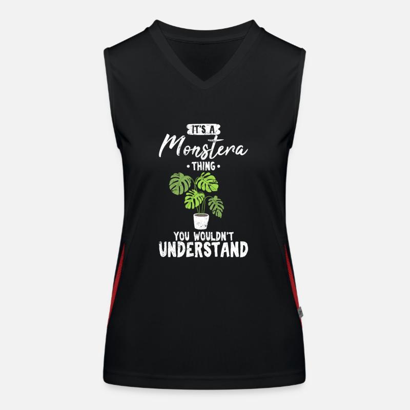 It's A Monstera Thing, You Wouldn't Understand Mon Funktionelles Kontrast-Tank Top für Frauen