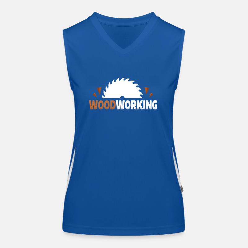 Menuisier Menuisier Menuiserie Débardeur respirant contrasté Femme