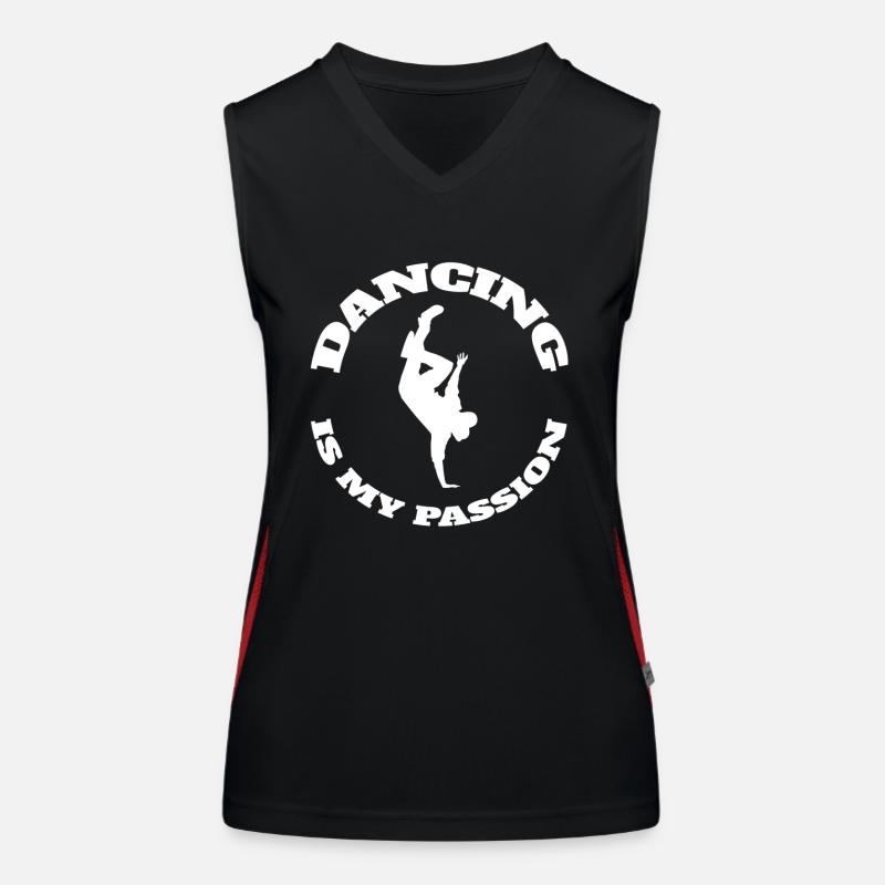 Breakdance Gift Dancing Dance Sports Dancer Women's Functional Contrast Tank Top