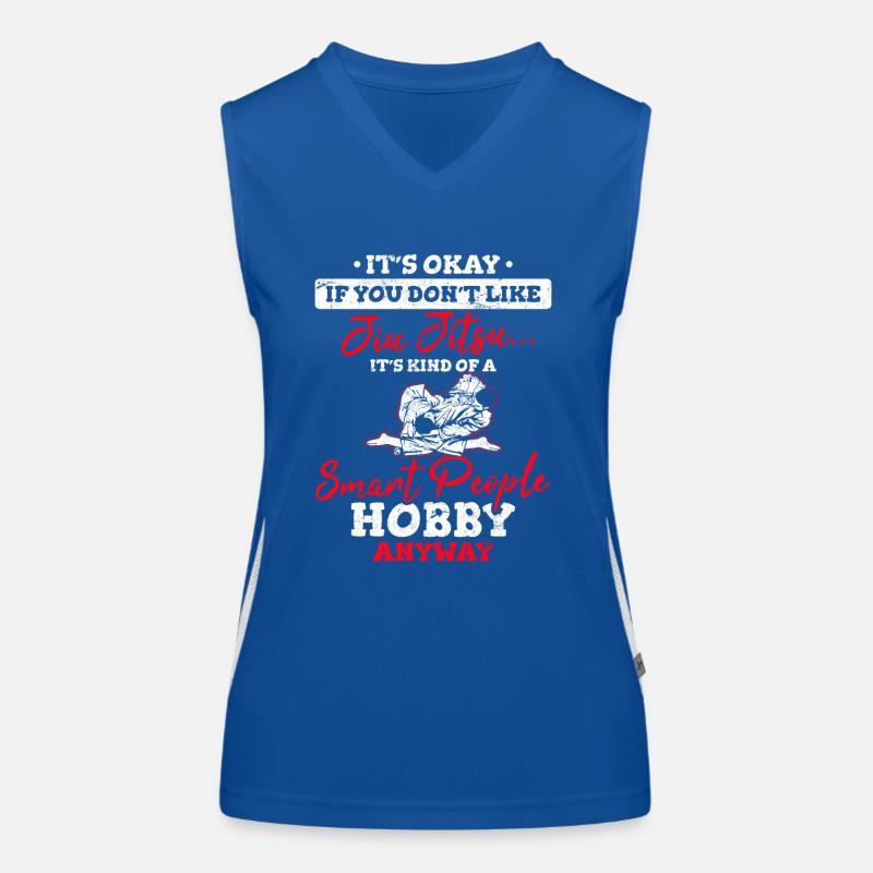 Jiu Jitsu C’est une sorte de ASmart People Hobby BJJ Jiu Débardeur respirant contrasté Femme