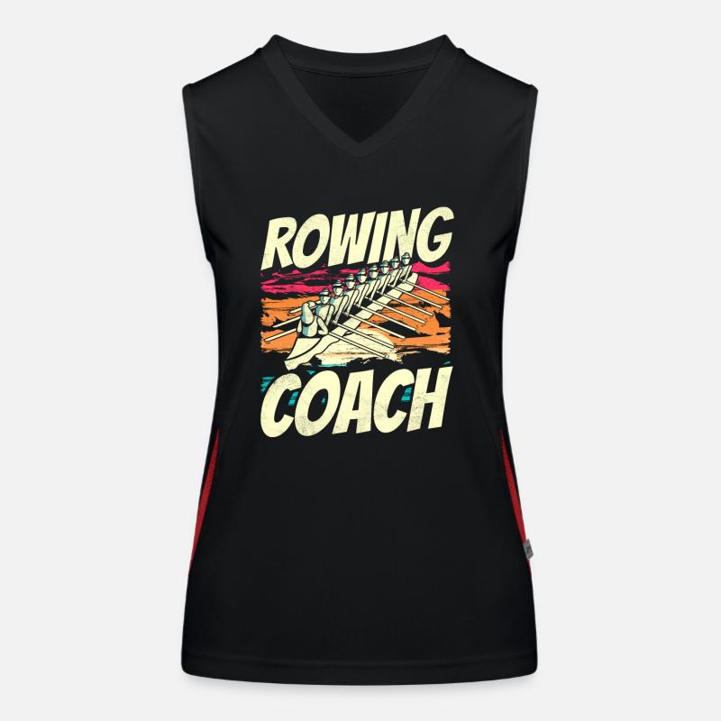 Rowing trainer Rowing Rowing Rowing Rowing Boat Women's Functional Contrast Tank Top