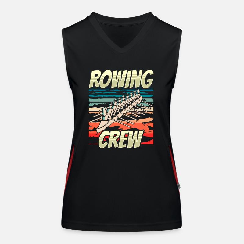 Rowing Team Rowing Rowing Boat Rower Rowing Rowing Women's Functional Contrast Tank Top