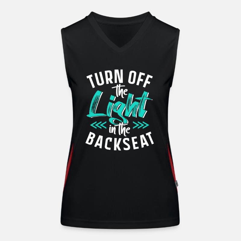 Turn on The Light In The Back From Papa Papi Women's Functional Contrast Tank Top