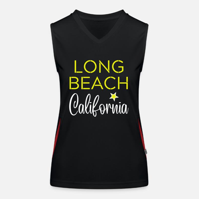 LONG BEACH California Débardeur respirant contrasté Femme