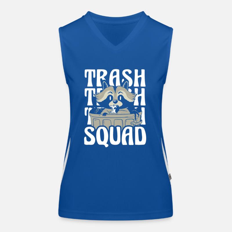 Waschbär Funktionelles Kontrast-Tank Top für Frauen