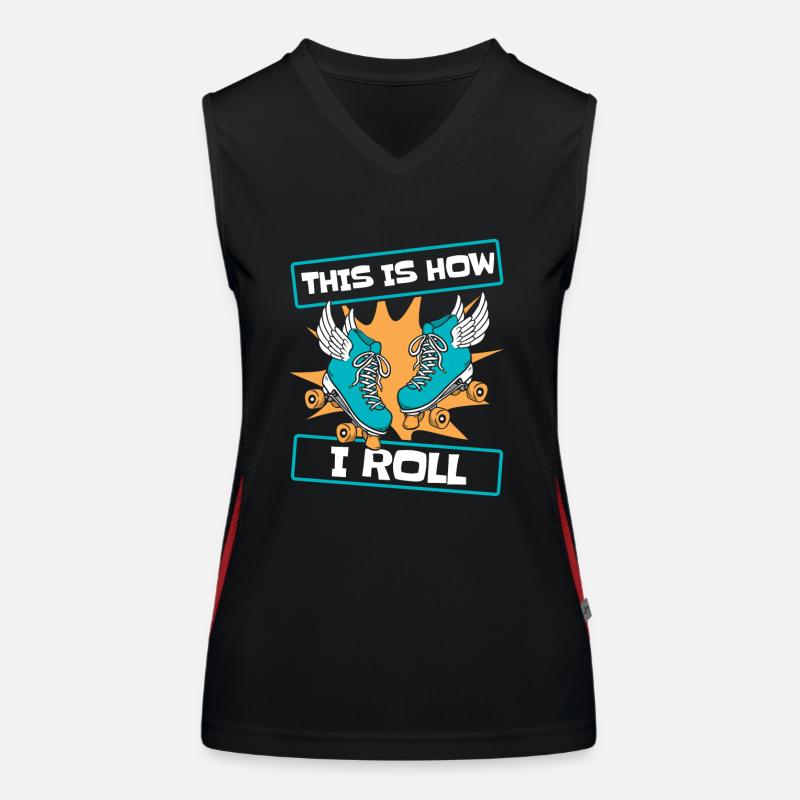 Rollerskate Roller Skate Inline Skate Skating Women's Functional Contrast Tank Top