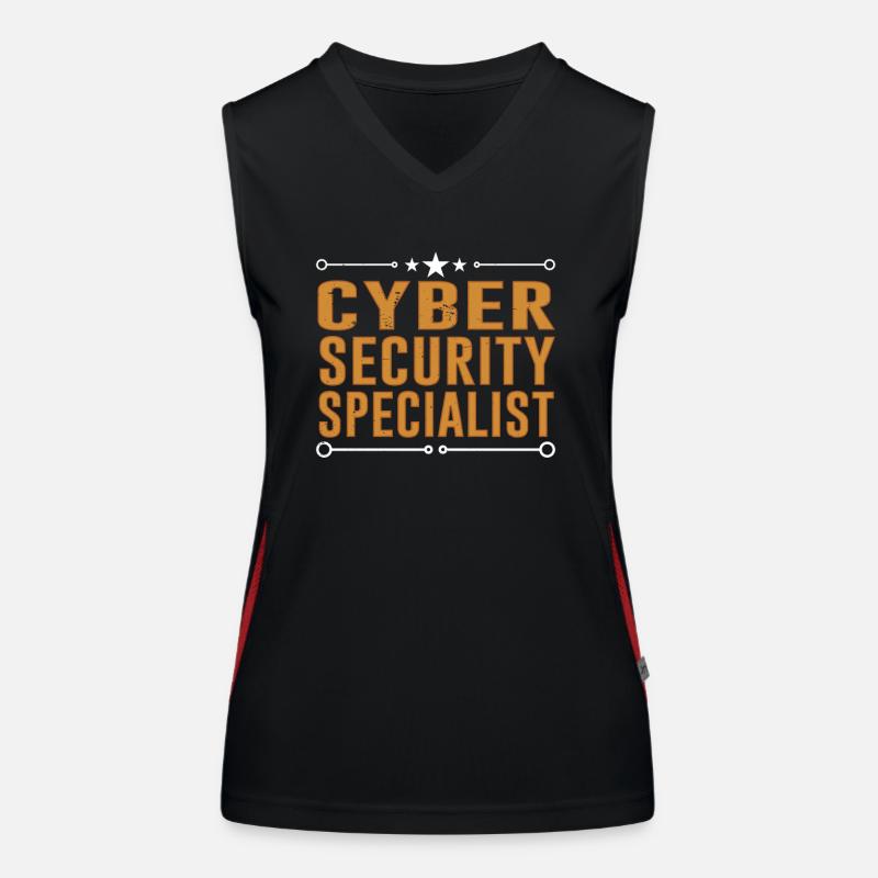 Cybersecurity Specialist Hack Cybersecurity Women's Functional Contrast Tank Top