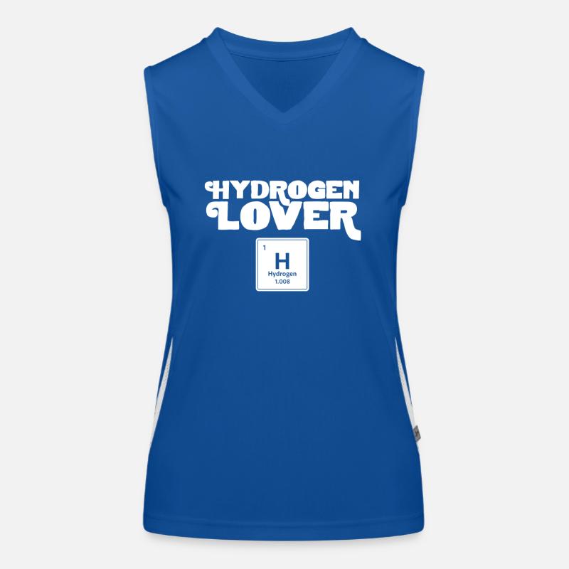 Hydrogen Lovers Energy Hydrogen Element Women's Functional Contrast Tank Top