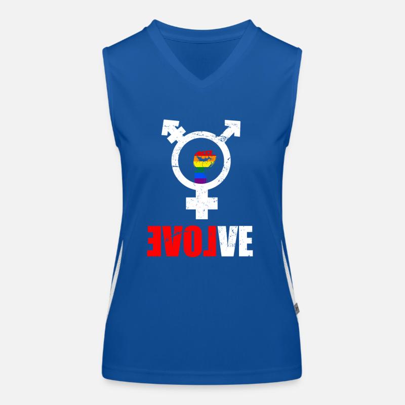 LGBT Regenbogen Gay Pride Homo Lesbisch Schwul Funktionelles Kontrast-Tank Top für Frauen
