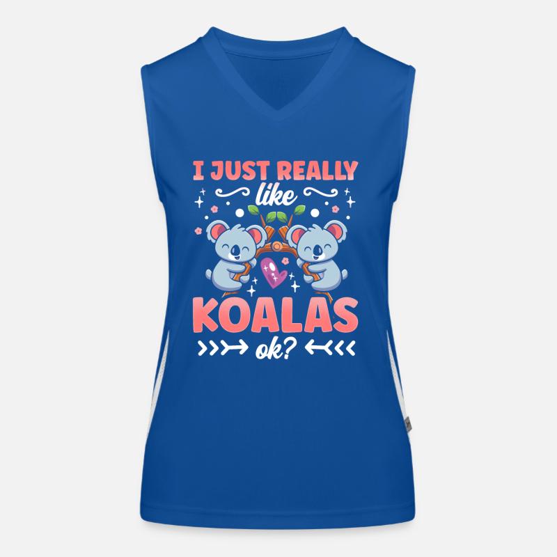 Ich Mag Koalas Einfach Sehr Okay? Koala Koalabär Funktionelles Kontrast-Tank Top für Frauen